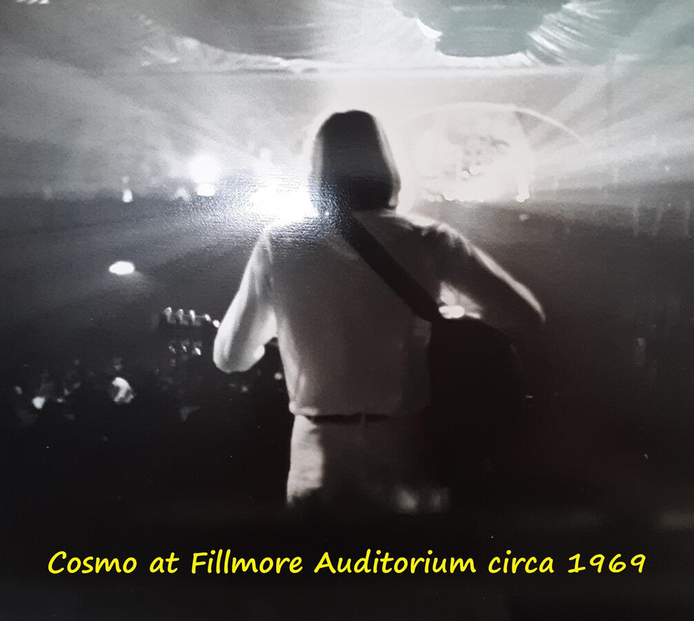 c.1969 Cosmo Performing at Fillmore Auditorium